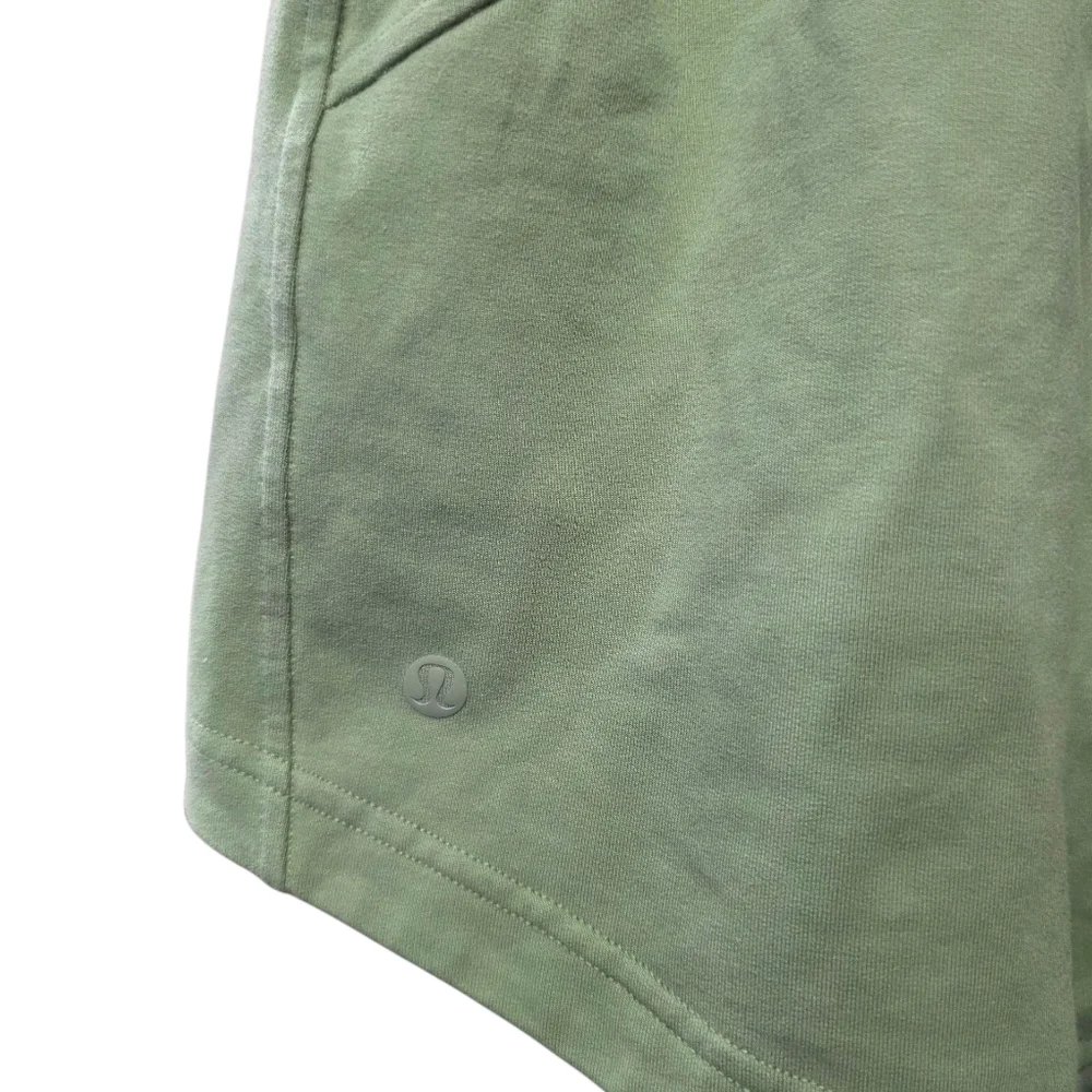Lululemon‎ Inner Glow Green Drawstring Shorts Size 10